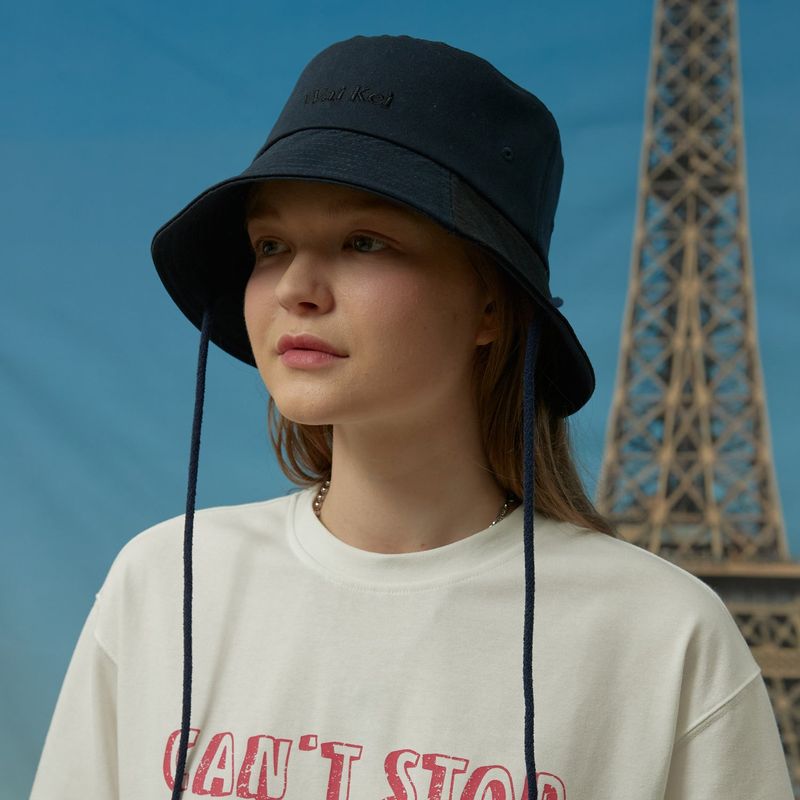 WaiKei(ワイケイ)の「Color block strap bucket hat(Hats)」