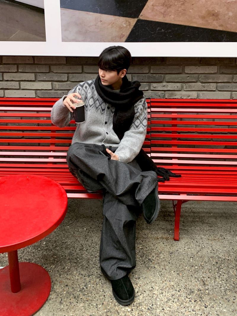 Is mohair Nordic cardigan