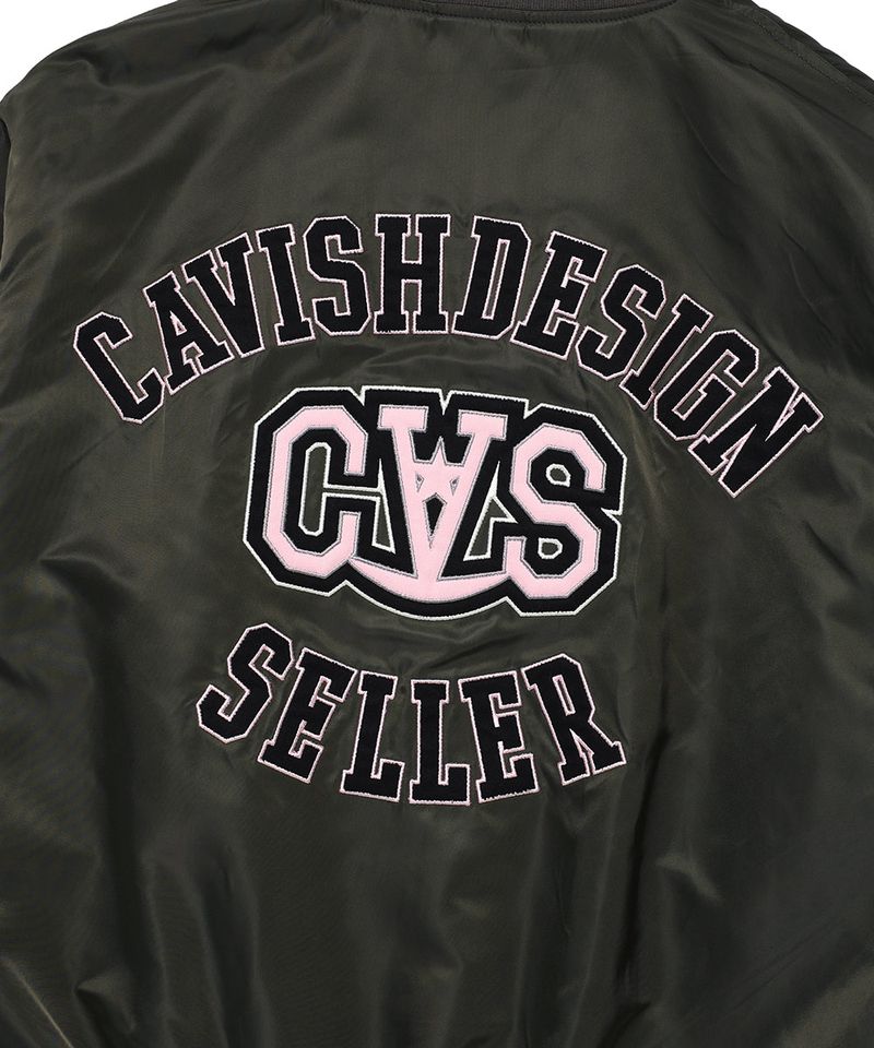 CVS BASEBALL JACKET CHARCOAL(CV2ESUJ240A)