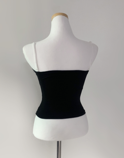 Verena Ribbon Lace Top (black)