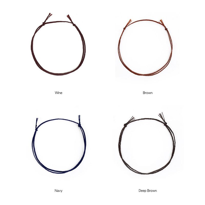 [BTS V] Thin Single original Bracelet (28color)