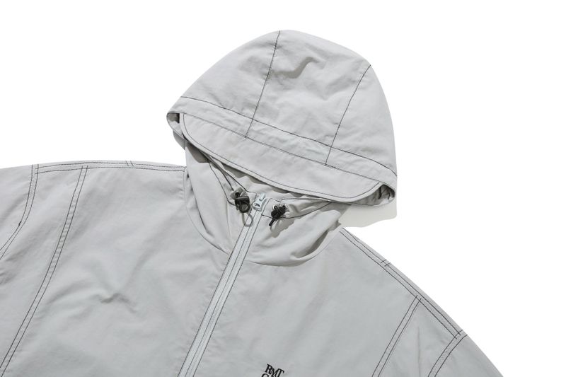 OUT STITCH WIND JACKET_GRAY