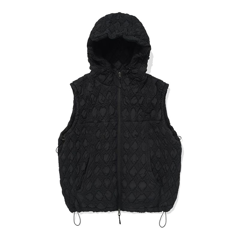 karactor（カラクター）の「Ugly hooded zip vest / Black（Tops）」