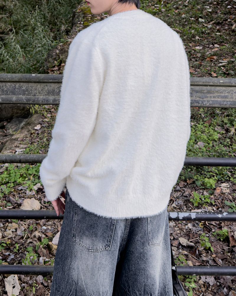 Halo Angora Round Cardigan