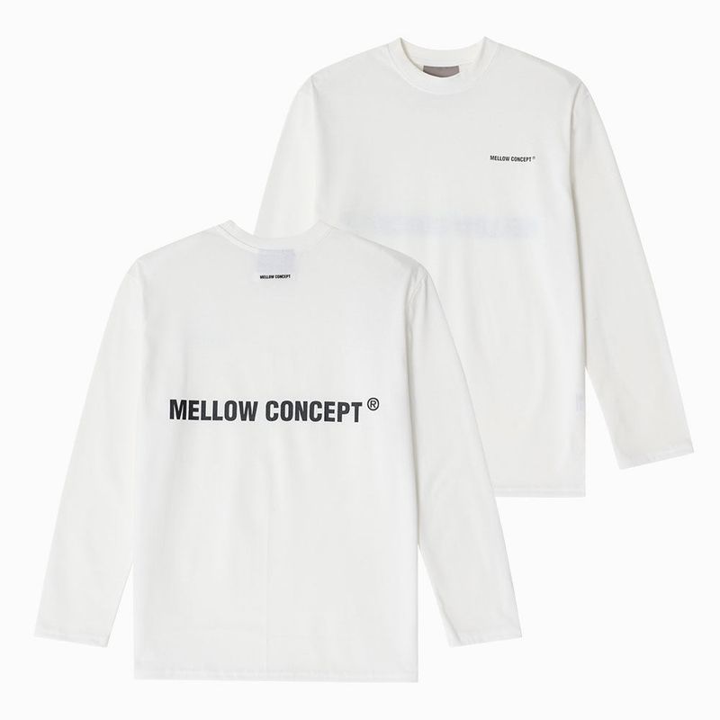 mellowconcept（メロウコンセプト）の「MCT M02 White concept Basic longsleeve（Tops）」