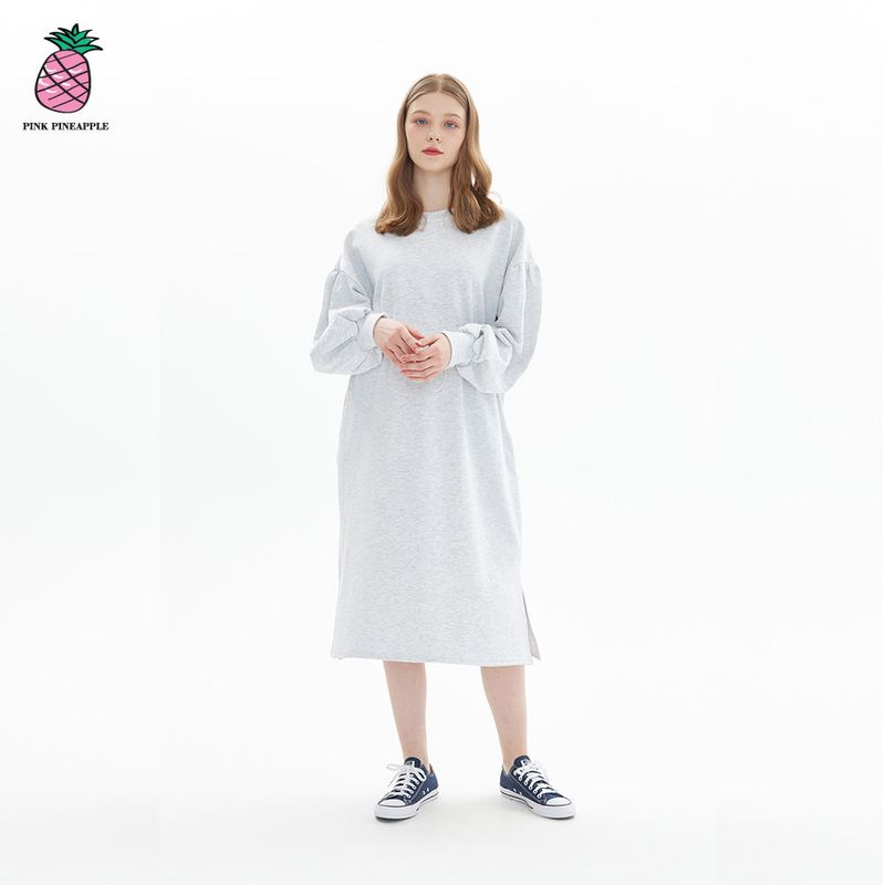 PUFF SLEEVE DRESS (2color)