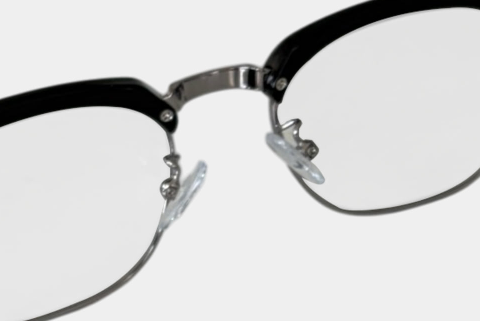 Fosville Classic Metal Half Frame Glasses