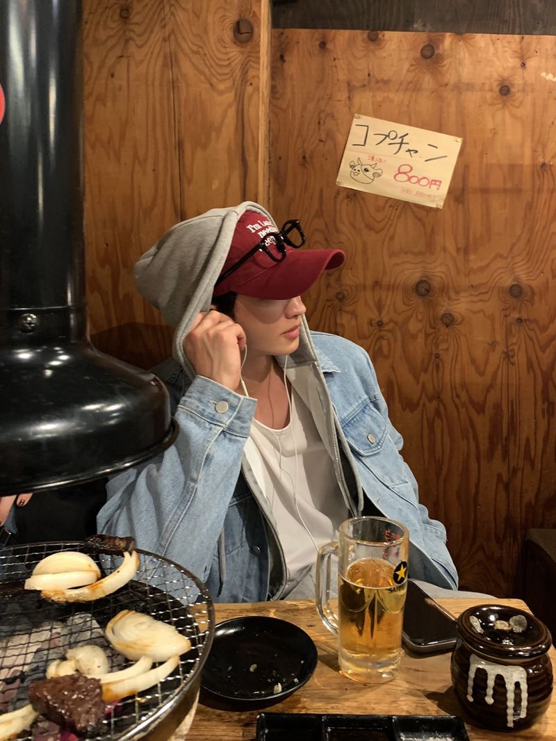 Look Deryx Vintage Flap Pocket Oversized Denim Jacket