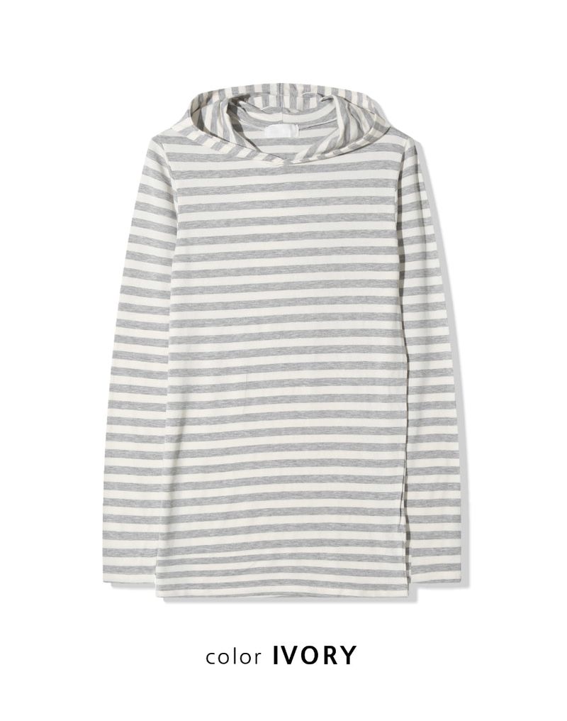 stripe hoody T