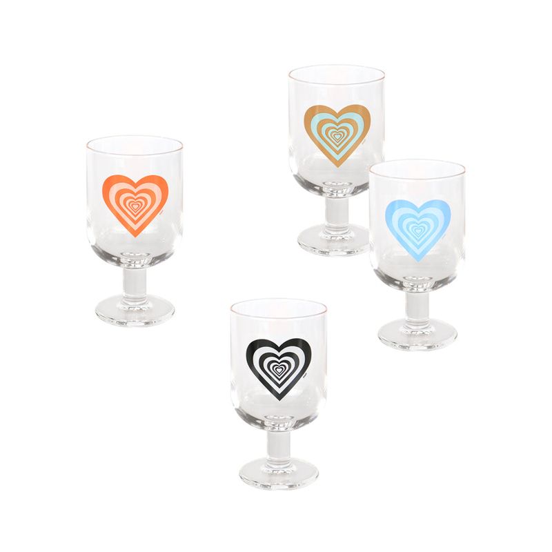 Heart goblet cup (4color)