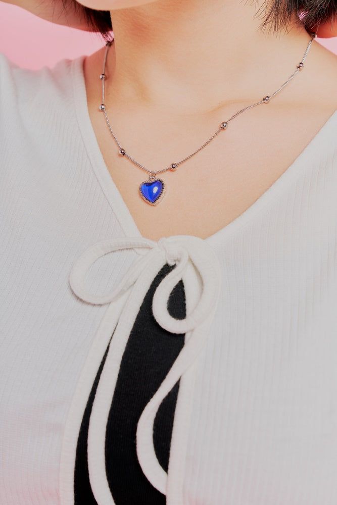 Temperature Change Heart Necklace
