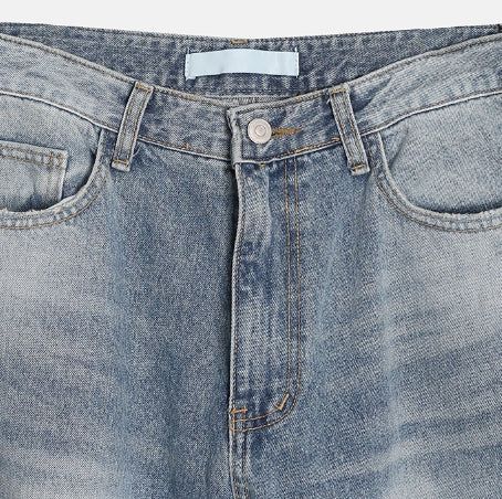 Bohemian Damage Wide Denim Pants