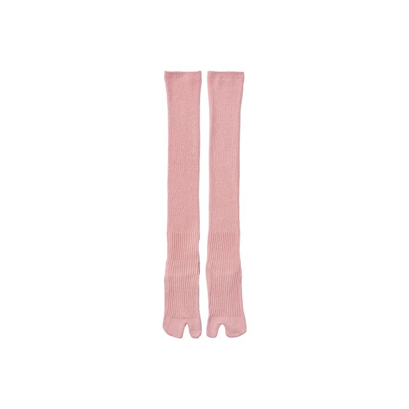 Ribbed Tabi Knee Socks_4 color