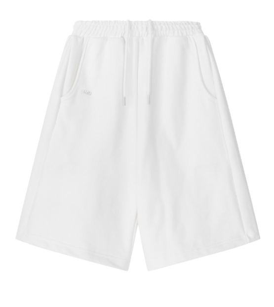 mnem（ムネム）の「[mnem] pintuck logo bermuda shorts (white)（Pants）」