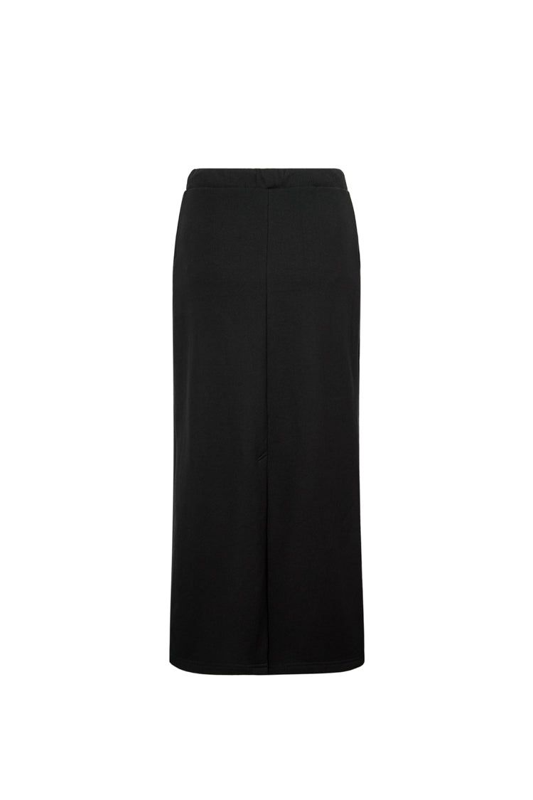 Lettering Classic Long Skirt (BLACK)