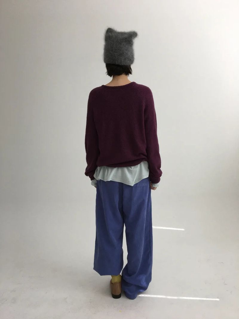 Ponsil V-neck knit (4color)