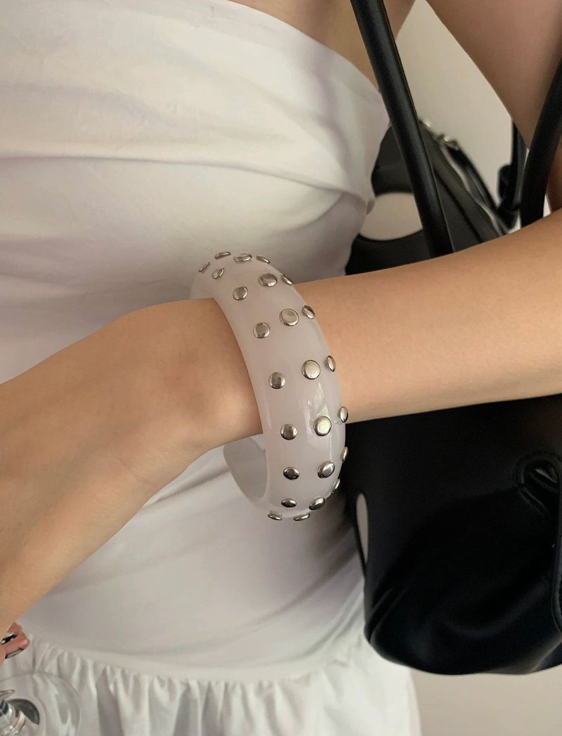 Twinkle metal stud bangle