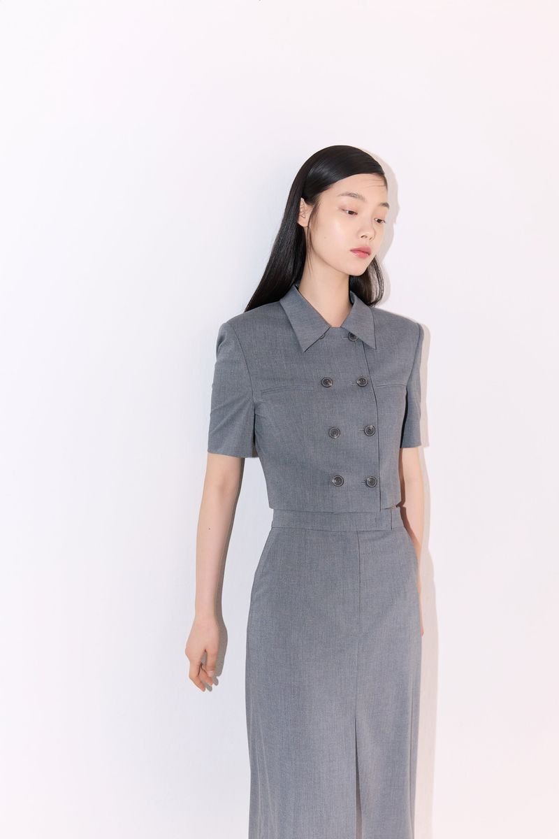 NO.27 SKIRT - GREY