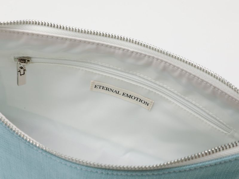 SIGNATURE LABEL DENIM HOBO BAG (MINT)