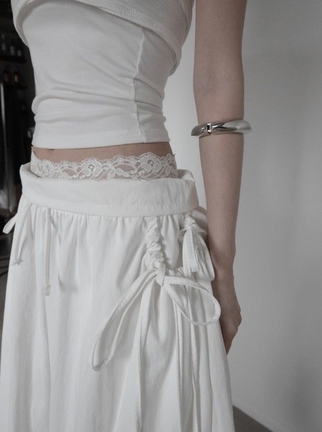 Tuvella Shirred Balloon Skirt