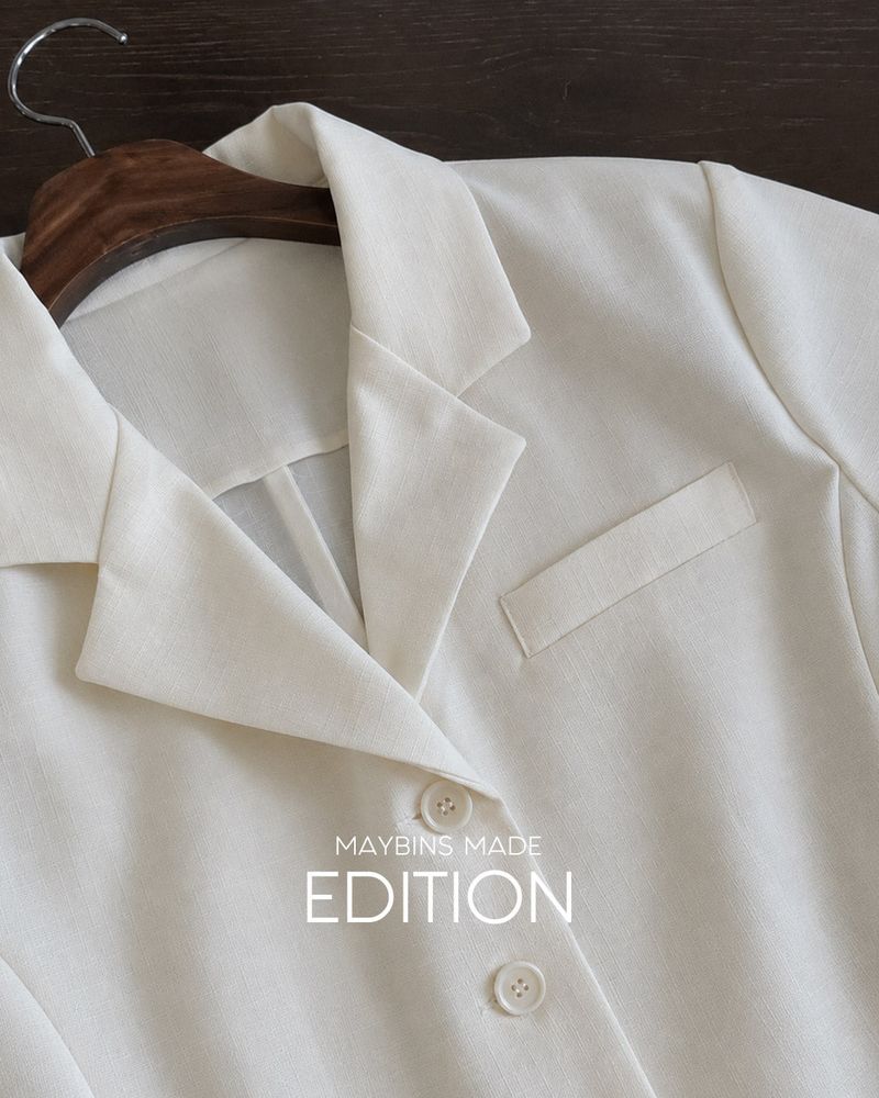 MADE。Denk short‑sleeve jacket