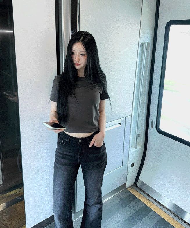 26SS★ TOKYO Crop Basic Tee