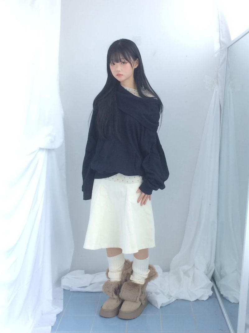 Suede Rabbit Fur Boots