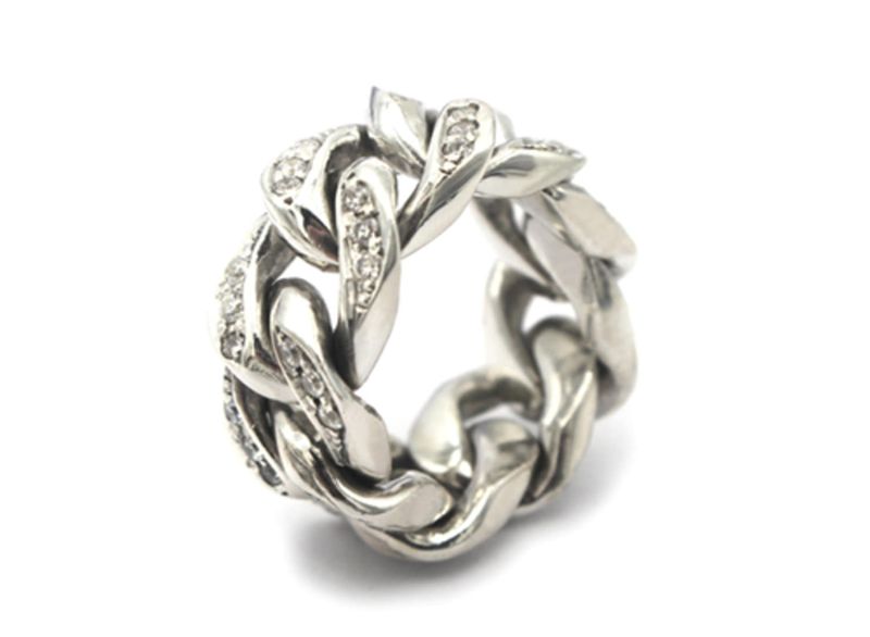 LUXE CHAIN RING ( Stone )