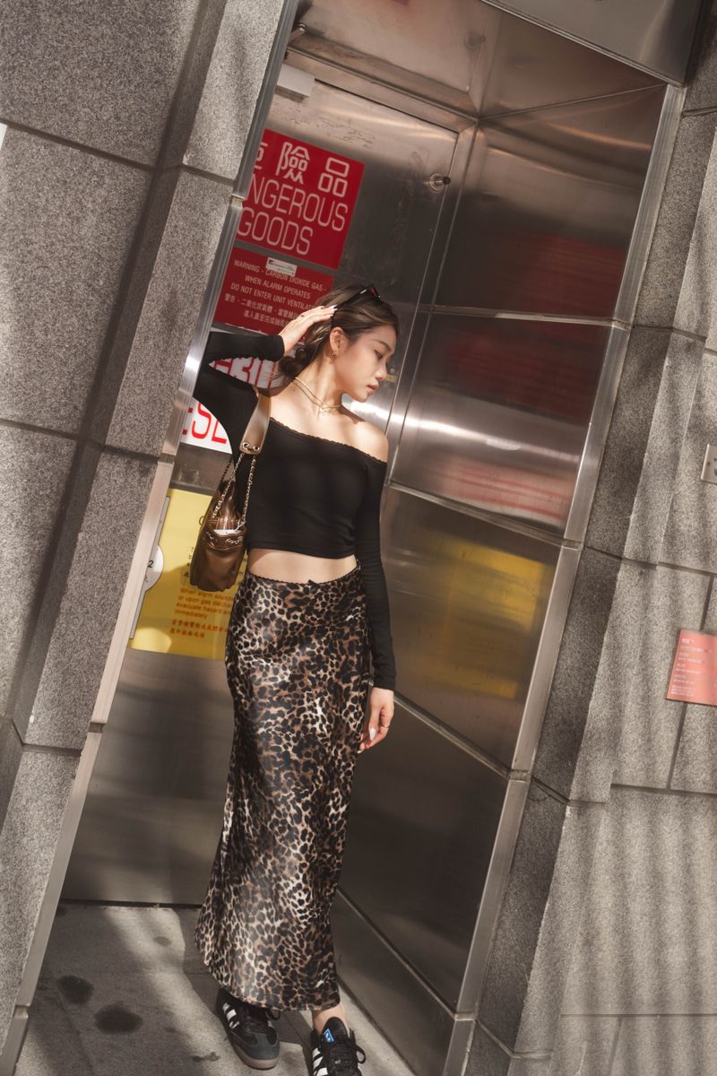 Milano Leopard Maxi Skirt