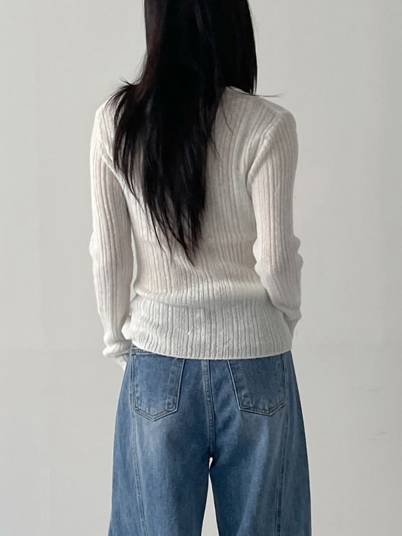 Mamonde Rib Knit T-shirt