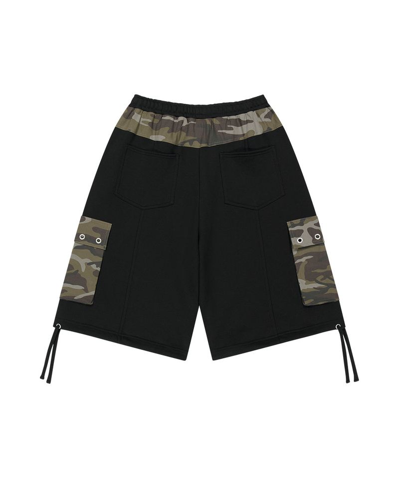 BERMUDA CAMO CARGO SWEATSHORT