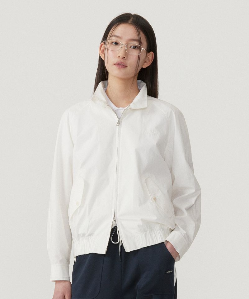 Covernat（カバーナット）の「Women's Cotton Blouson Jacket Ivory（Jackets/Outerwear）」