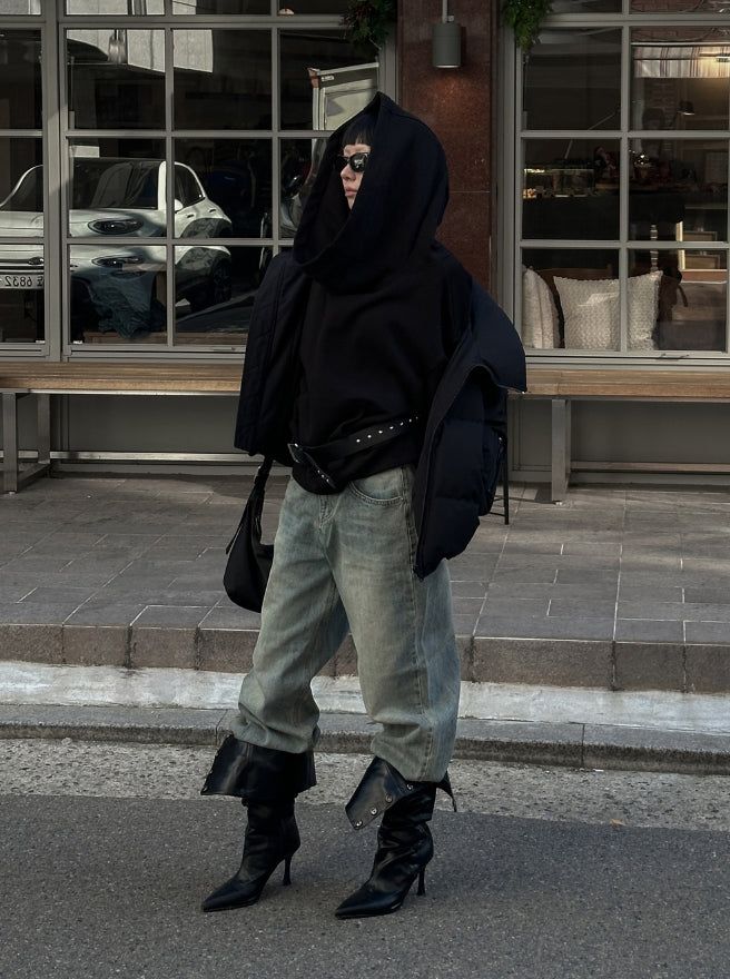 mnem（ムネム）の「Nutty Wash Wide Denim（Pants）」