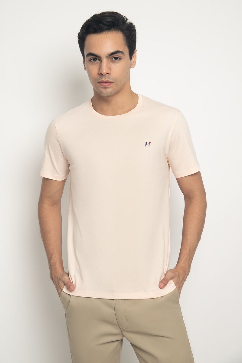 MON AKITA - Florent T-shirt Light Pink