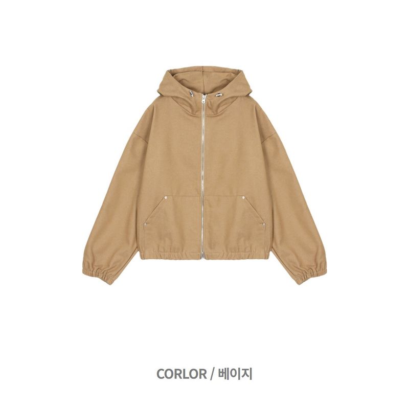 Overcast Hood Cropped Jumper (3 Colors)