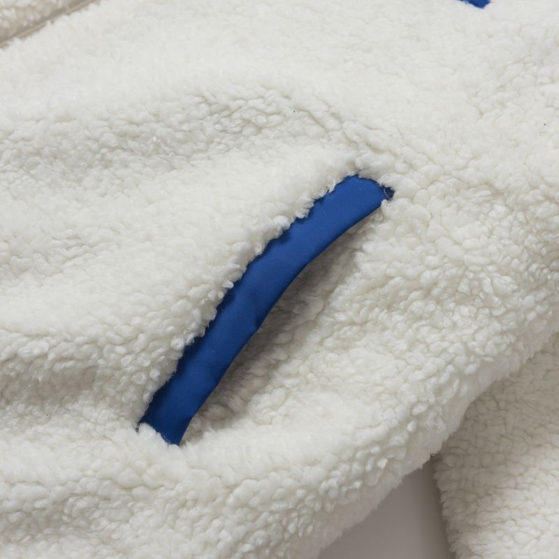 Classic Fleece Zipup Jacket - White