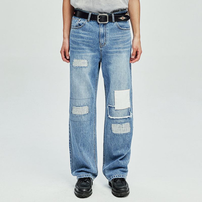 KND（ケイエンド）の「15 patchwork & distressed denim pants（Pants）」