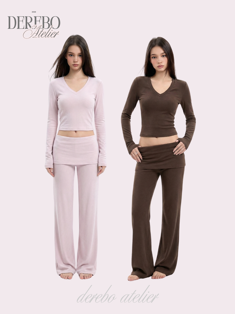 dereborujo（ドレボルゾー）の「Mully Pink V-Neck Training Set-up (pants)（Pants）」