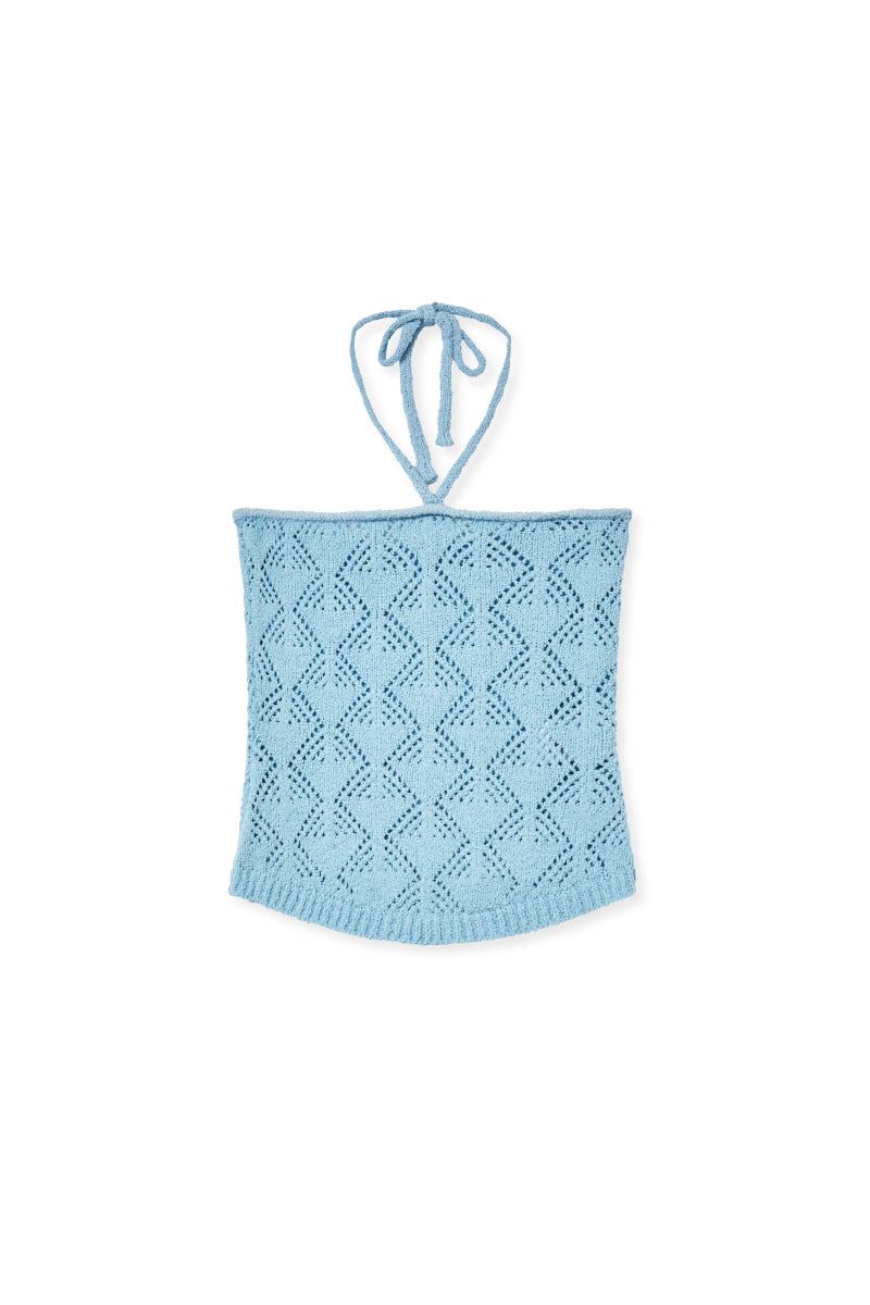 knit top (sky blue)