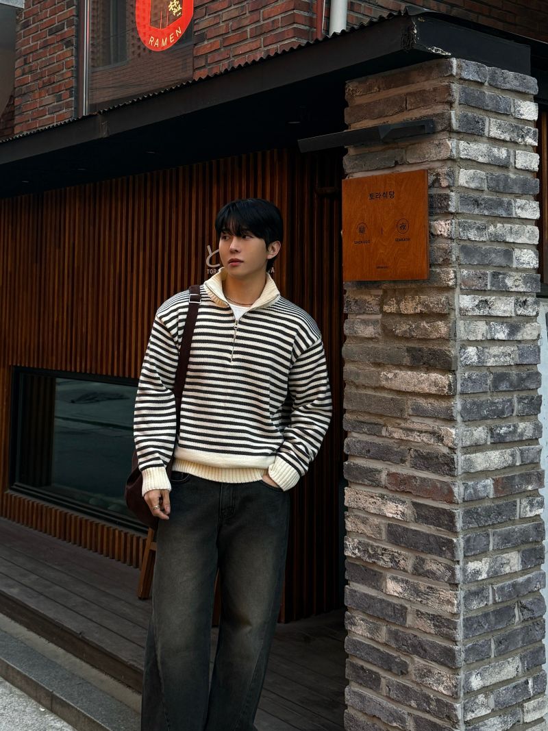 Haim half zip up knit