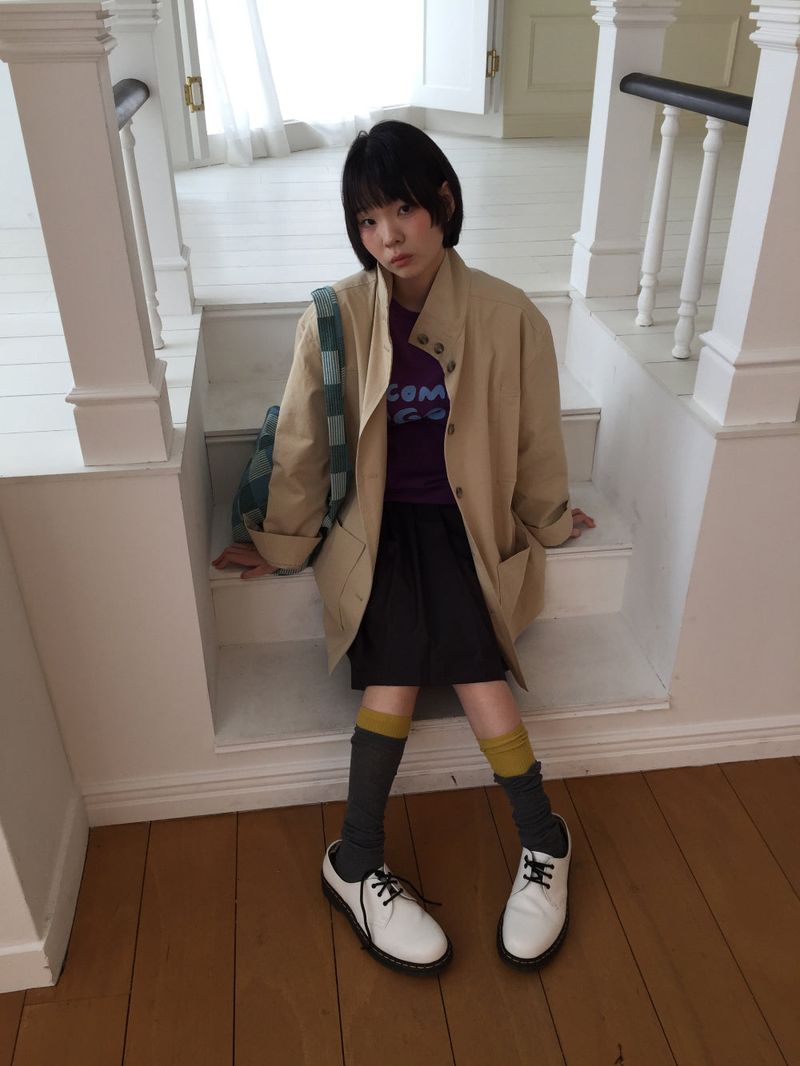 YWD PLEATS SKIRT + BELT (2color)