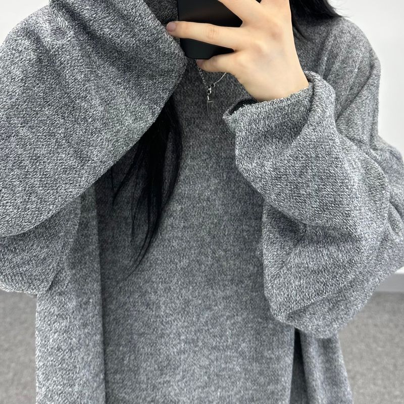 PEARCLAN（ペアクラン）の「stretch boat-neck knit long sleeve（Tops）」