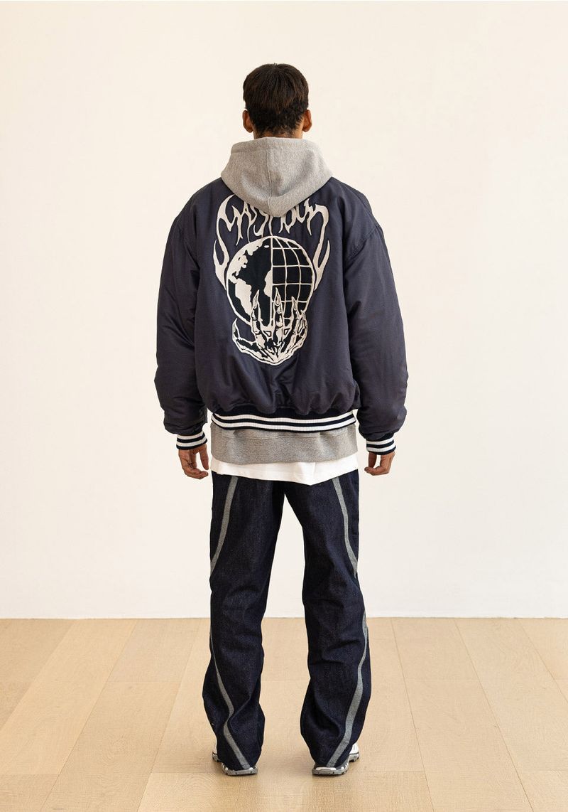 VIRTUAL WORLD 6OZ VARSITY JACKET