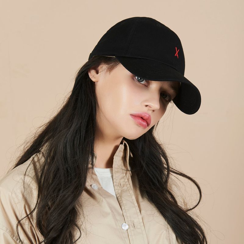 Varzar Logo Over Fit Chino Ball Cap Black