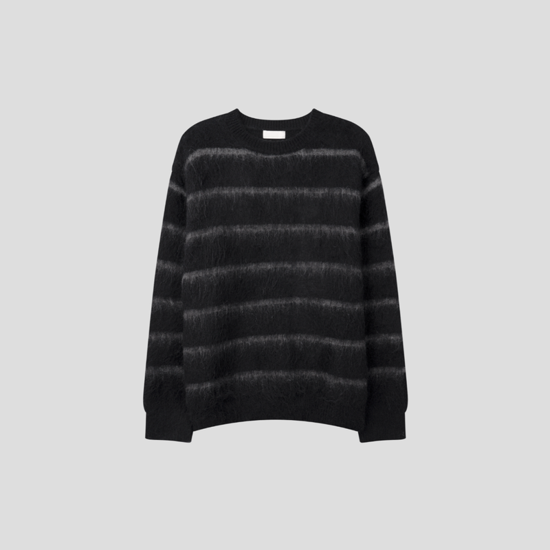 SCOPE STRIPE MOHAIR KNIT