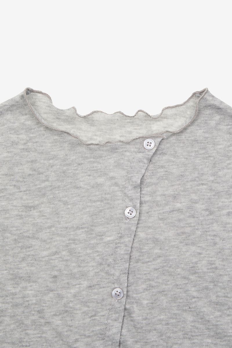 Eller lettuce edge cardigan