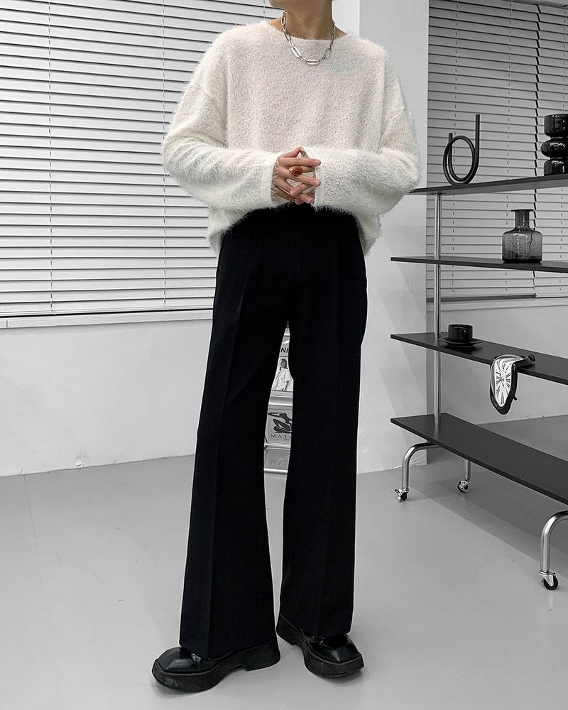 90's Meredith Twotuck Wide Slacks (3 colors)