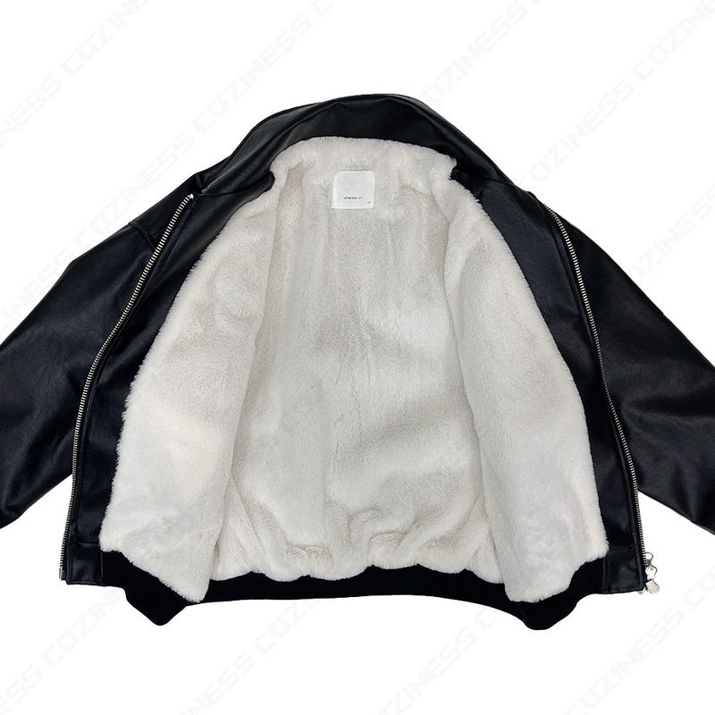 FL Jared Leather Fur Jacket