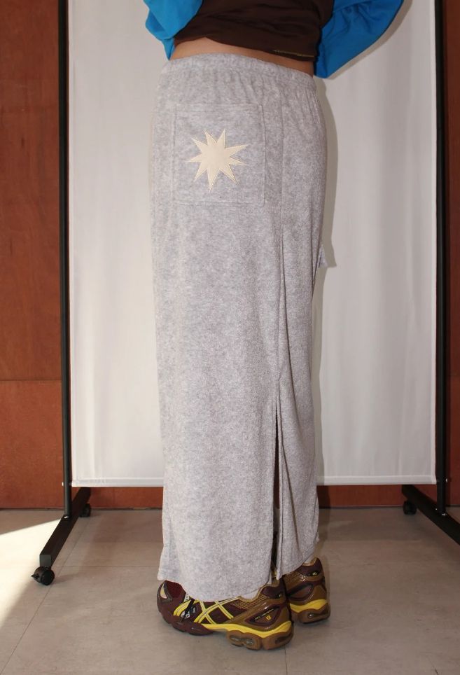 PATCH TERRY LONG SKIRT