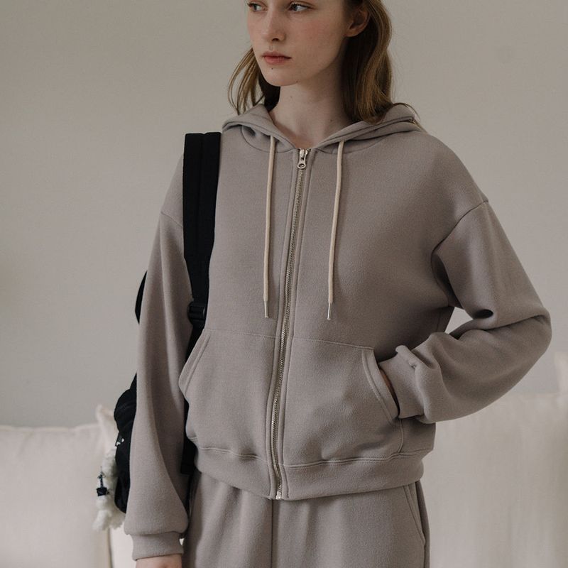 Essential Knit Hoodie - Mocha